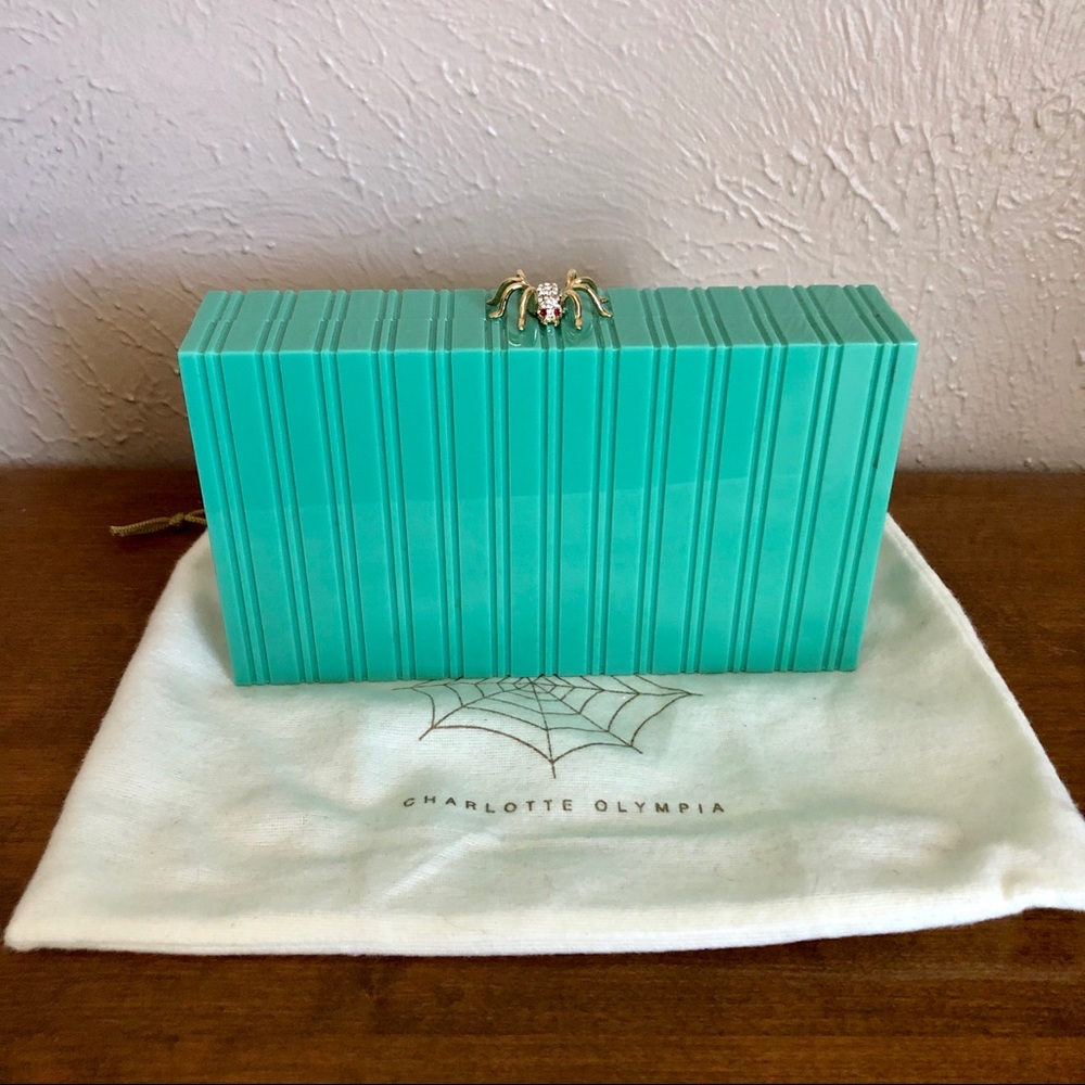 Charlotte Olympia plastic clutch